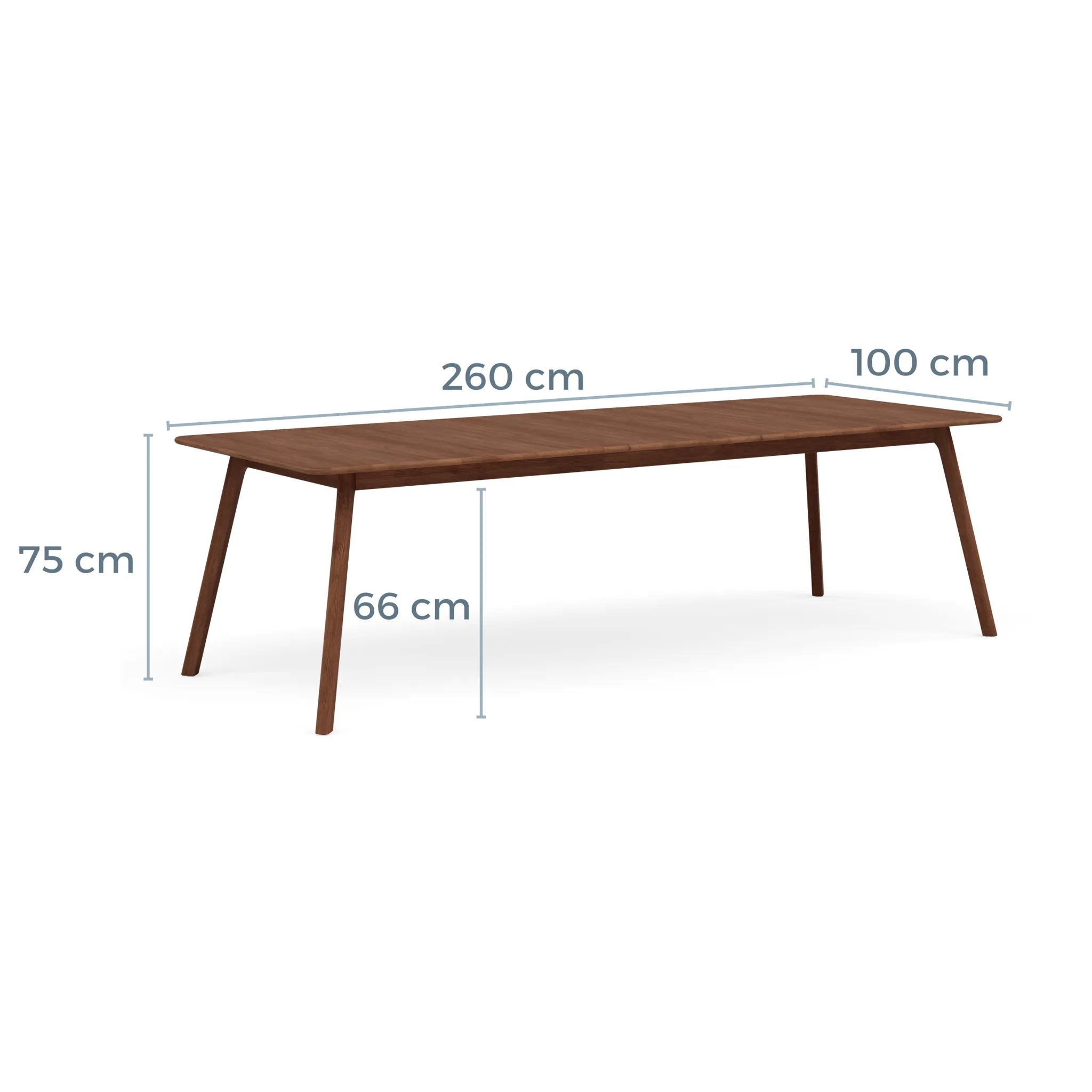 Magnus Dining Table Extendable 83-102" x 39" Solid American Walnut