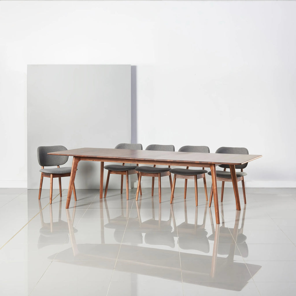 Magnus Dining Table Extendable 91-110" x 39" Solid American Walnut