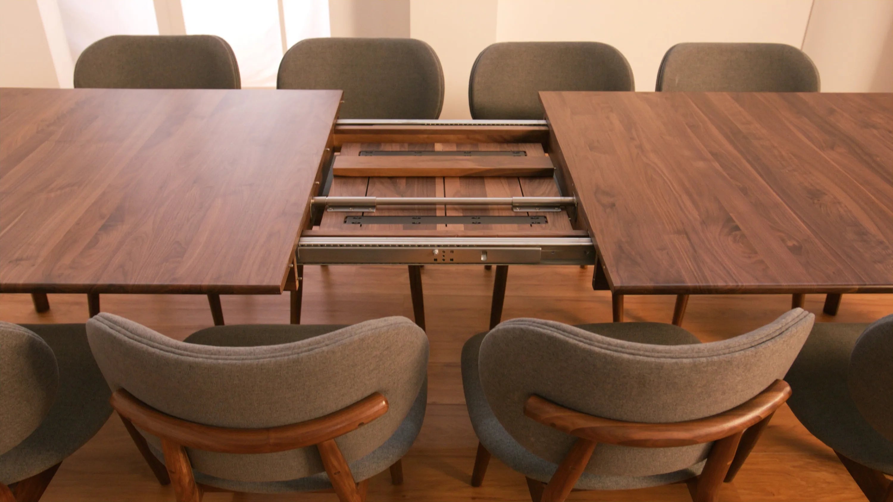 Magnus Dining Table Extendable Solid American Walnut