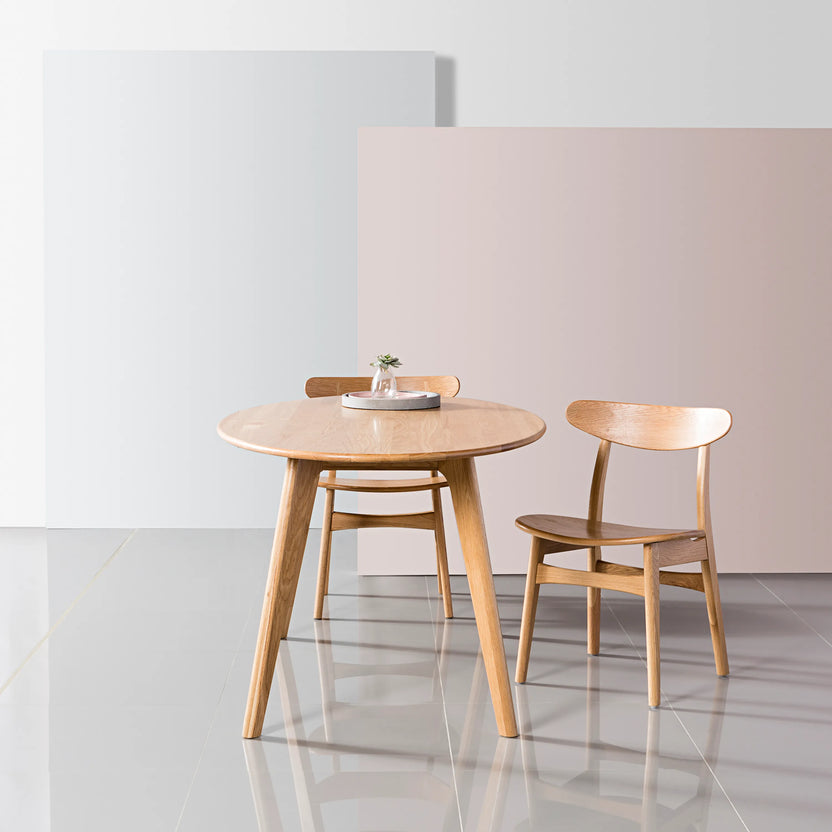 Magnus Dining Table Oval 63" x 35" Solid American Oak