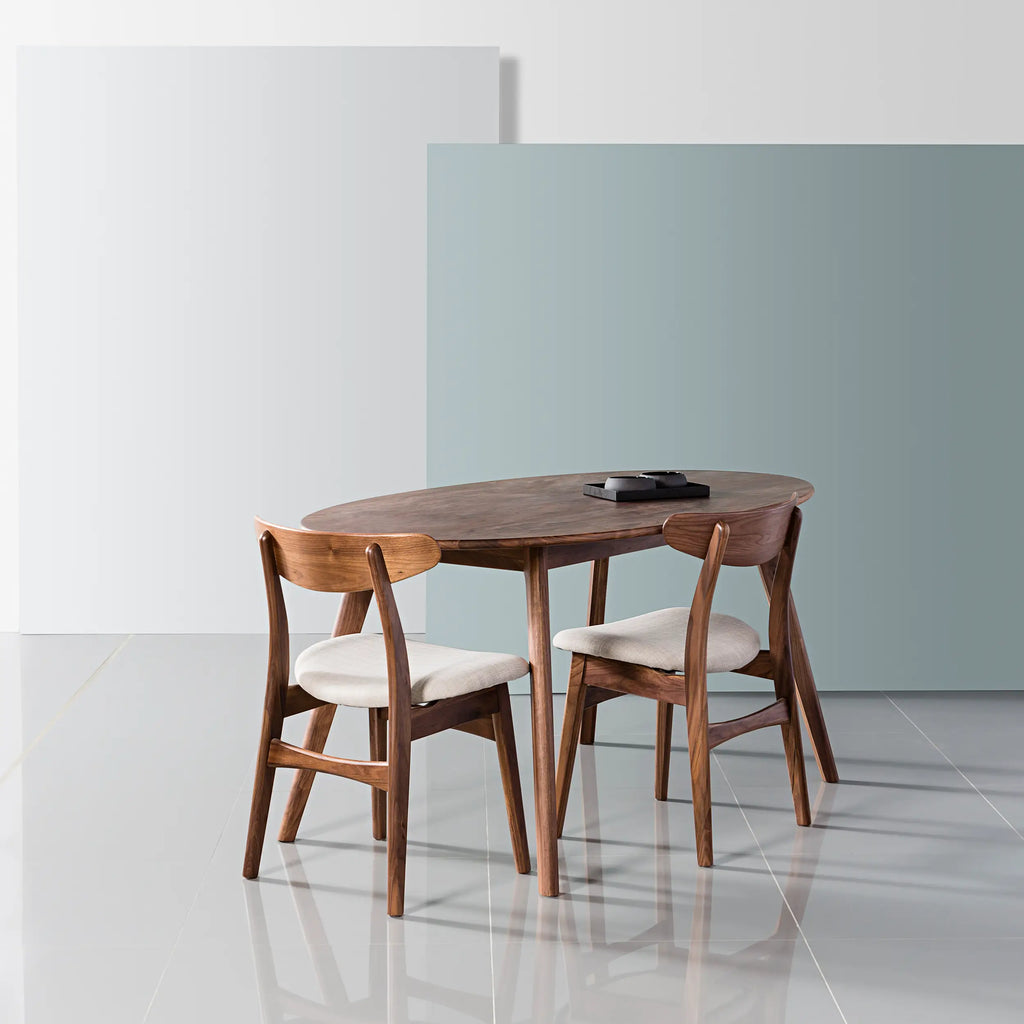 Magnus Dining Table Oval 63" x 35" Solid American Walnut