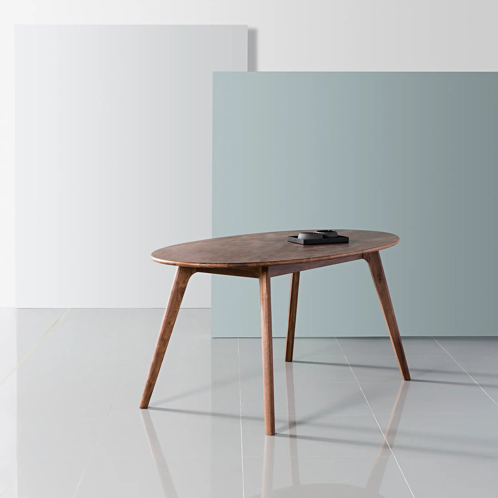 Magnus Dining Table Oval 63" x 35" Solid American Walnut