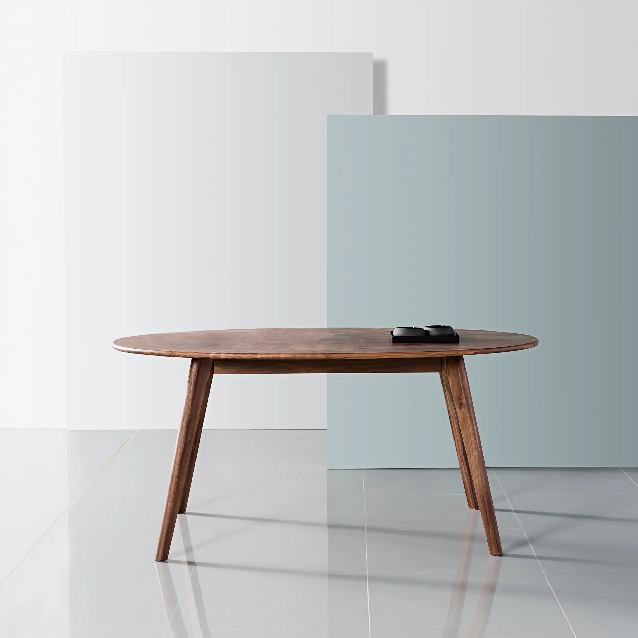 Magnus Dining Table Oval 63" x 35" Solid American Walnut