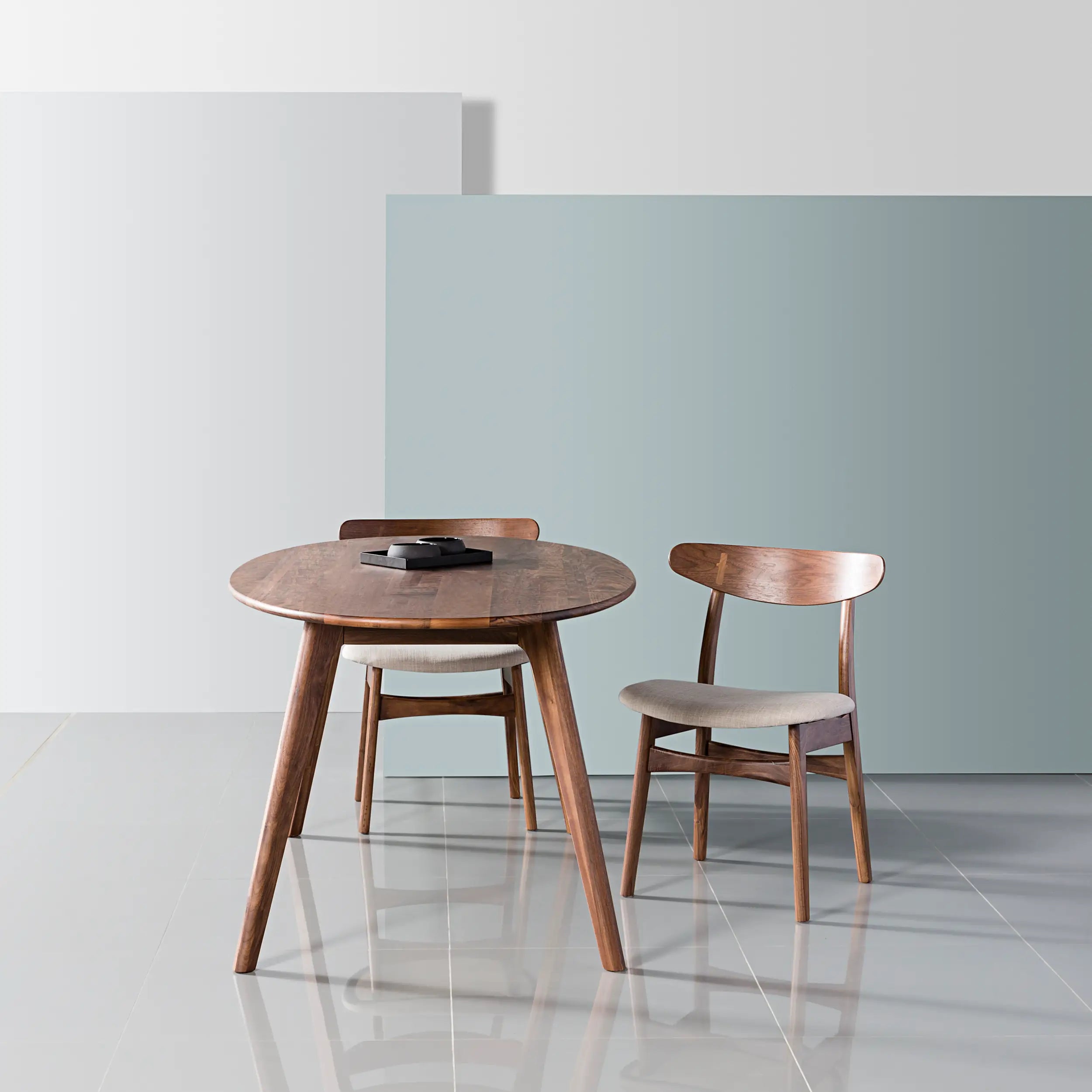 Magnus Dining Table Oval 63" x 35" Solid American Walnut