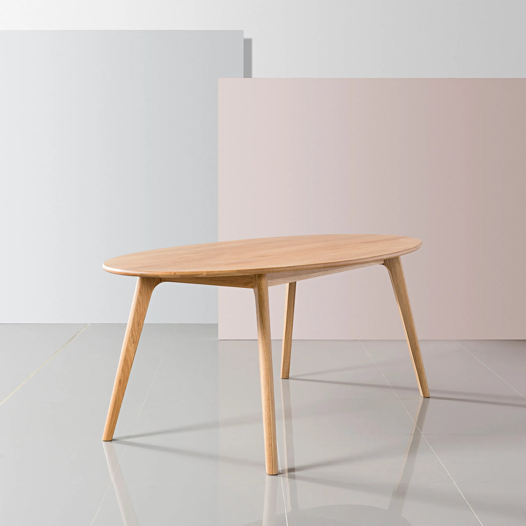 Magnus Dining Table Oval 79" x 39" Solid American Oak