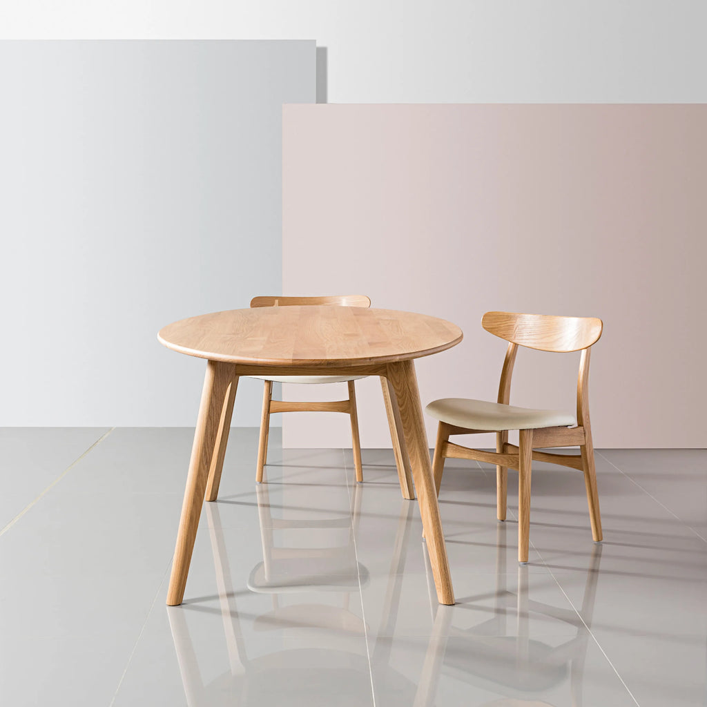 Magnus Dining Table Oval 79" x 39" Solid American Oak