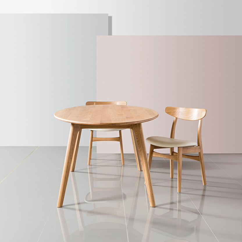 Magnus Dining Table Oval 79" x 39" Solid American Oak