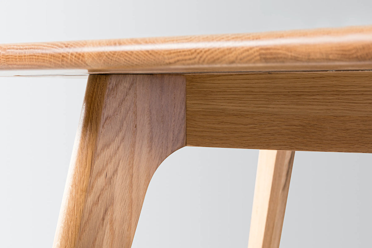 Magnus Dining Table Round 39" Diameter Solid American Oak