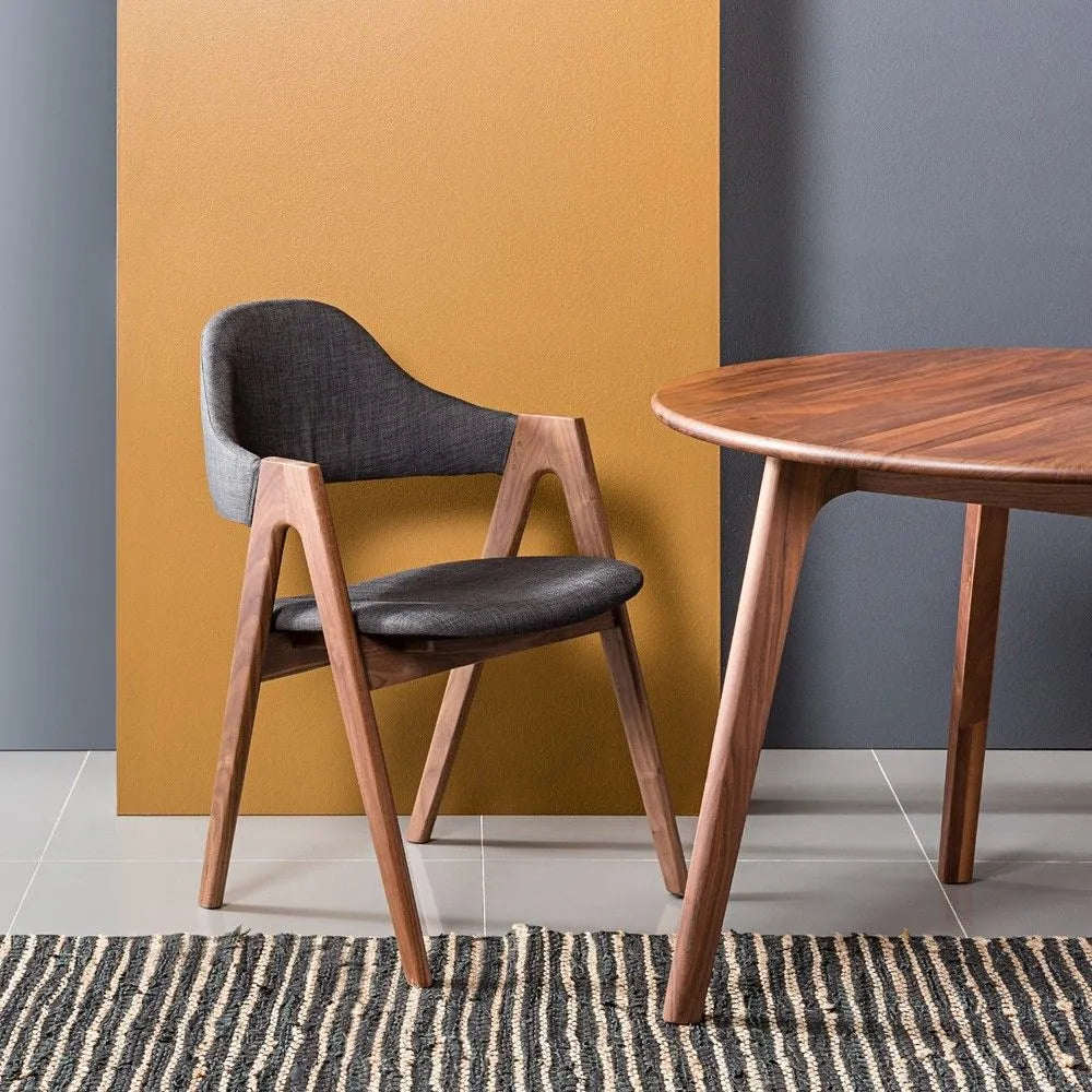Magnus Dining Table Round 39" Diameter Solid American Walnut