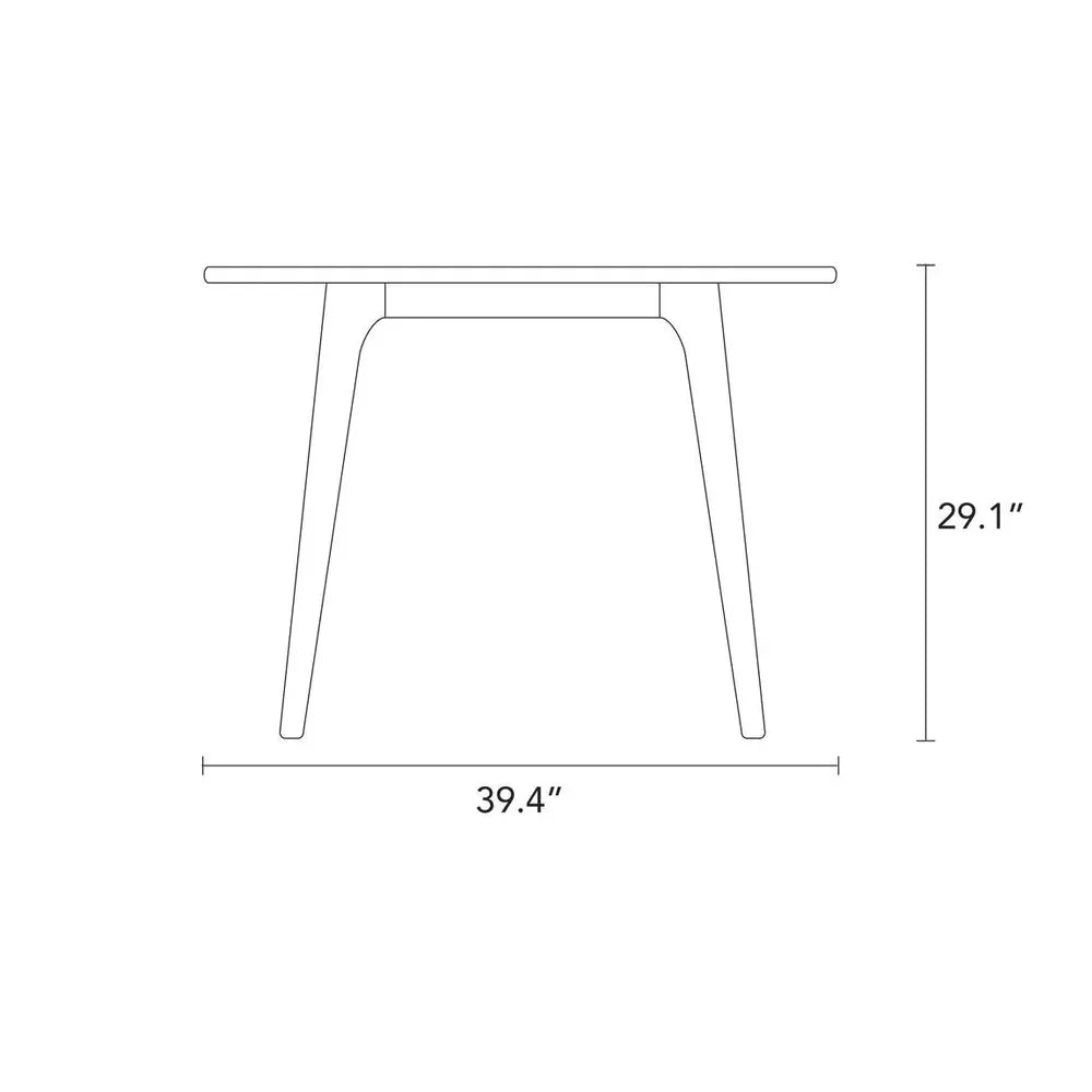 Magnus Dining Table Round 39" Diameter Solid American Walnut