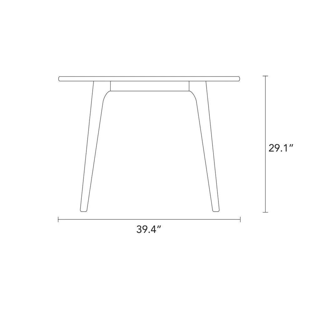 Magnus Dining Table Round 39" Diameter Solid American Walnut