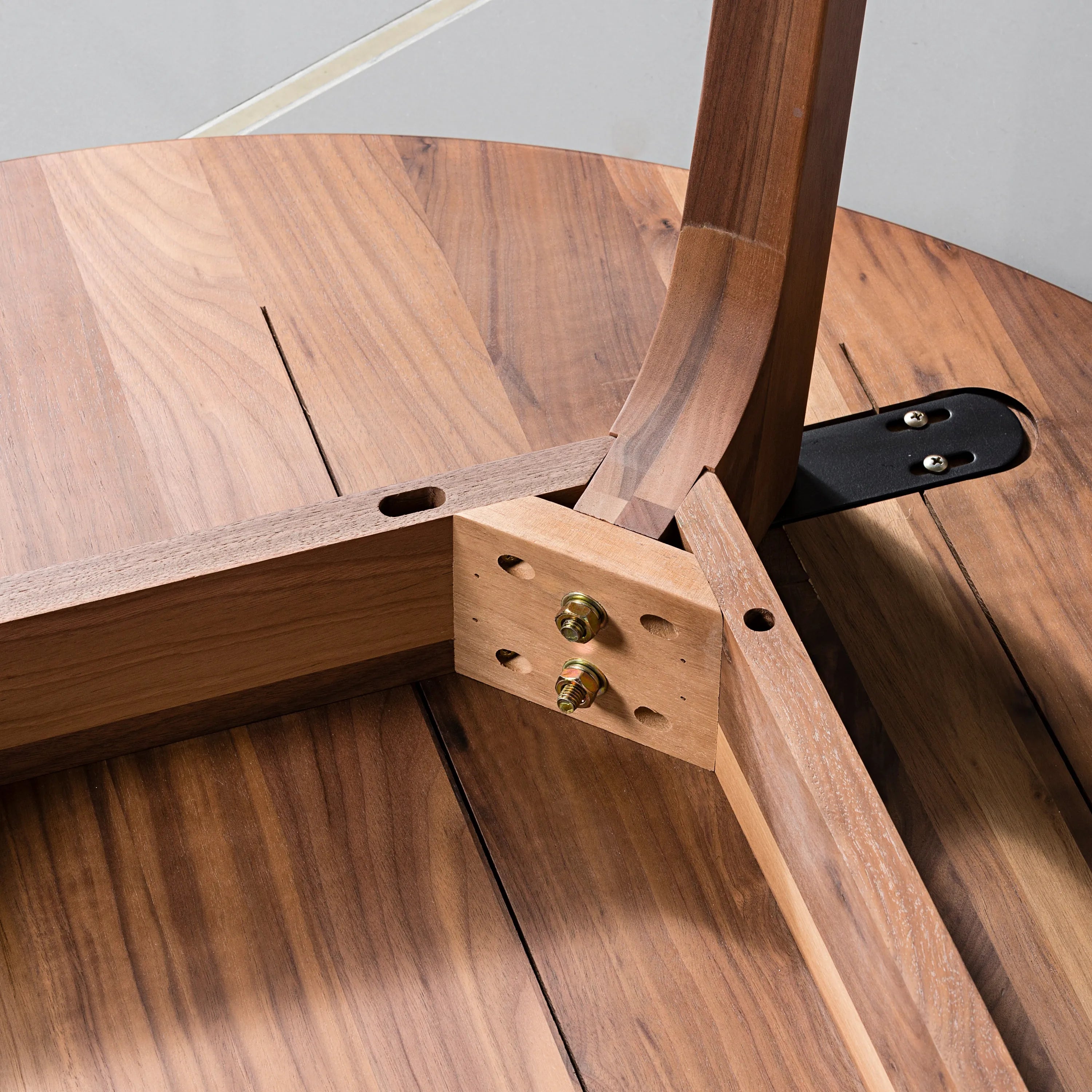 Magnus Dining Table Round 39" Diameter Solid American Walnut