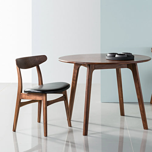 Magnus Dining Table Round 39" Diameter Solid American Walnut