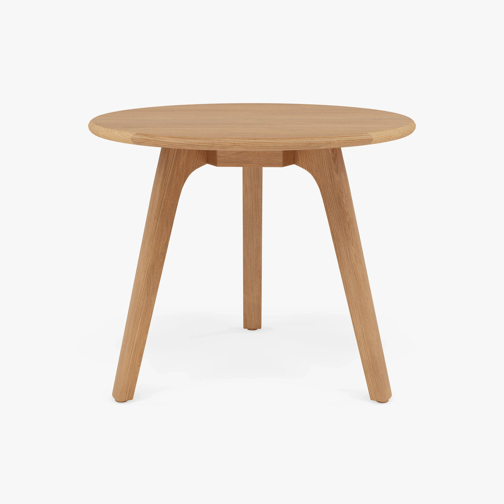 Magnus Side Table Round 24" Diameter Solid American Oak