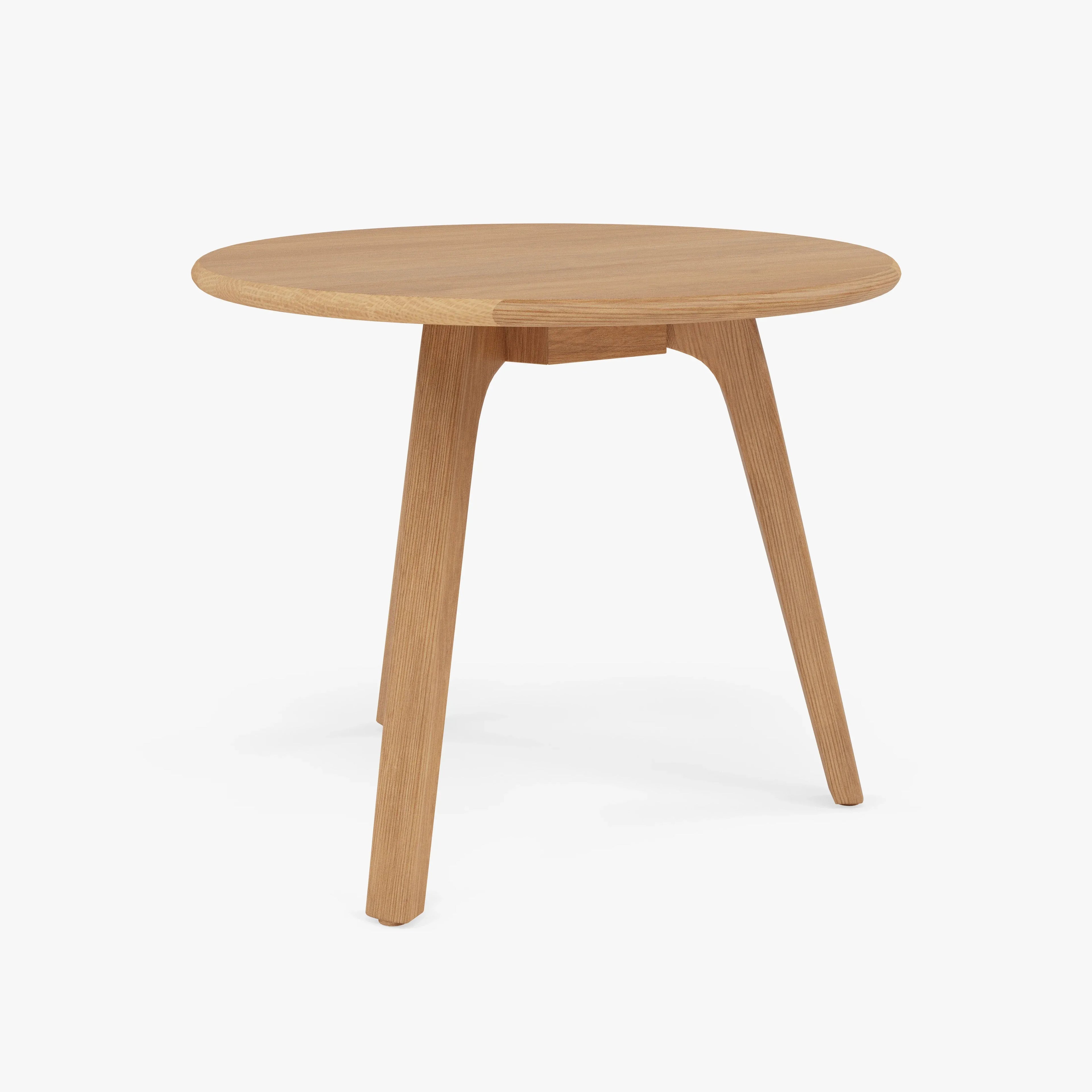 Magnus Side Table Round 24" Diameter Solid American Oak