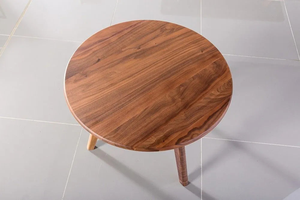 Magnus Side Table Round 24" Diameter Solid American Walnut