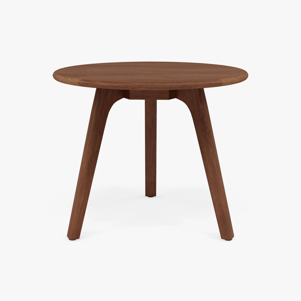 Magnus Side Table Round 24" Diameter Solid American Walnut