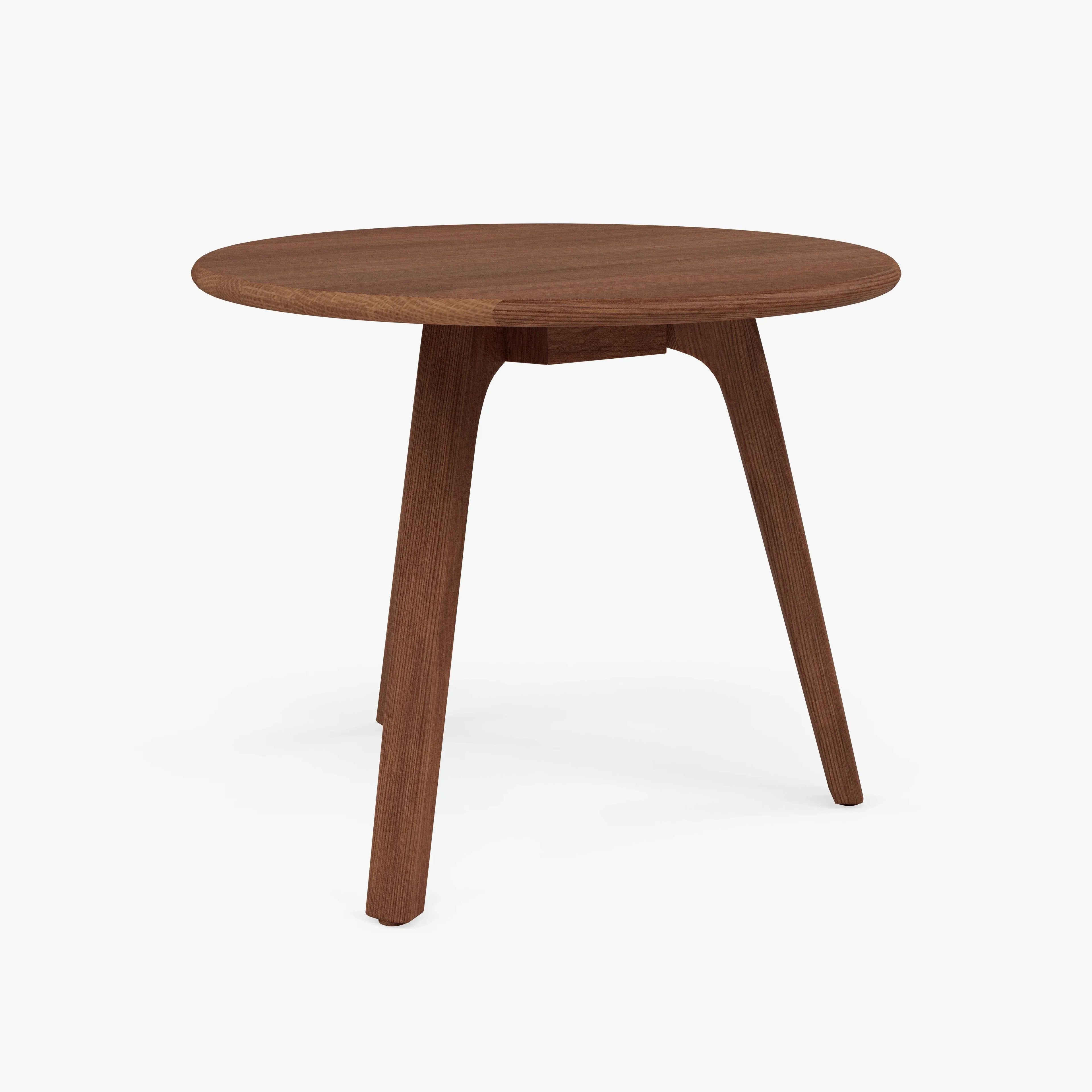 Magnus Side Table Round 24" Diameter Solid American Walnut