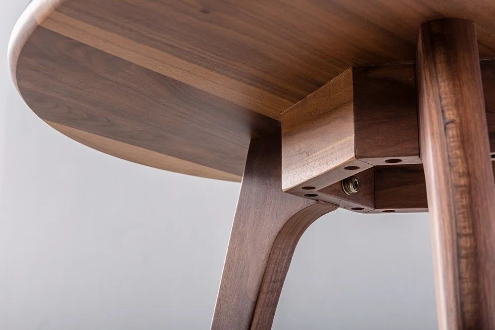 Magnus Side Table Round 24" Diameter Solid American Walnut