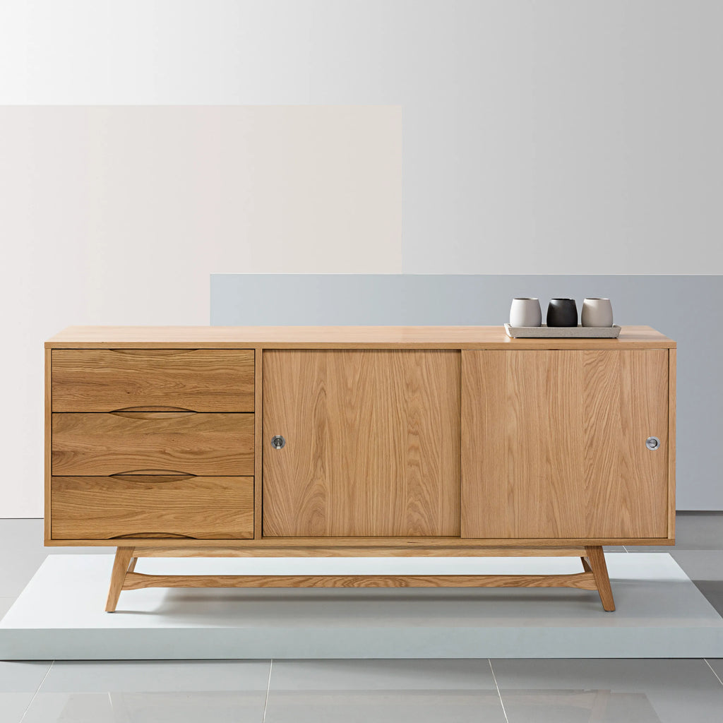 Magnus Sideboard 71" x 18" Solid American Oak