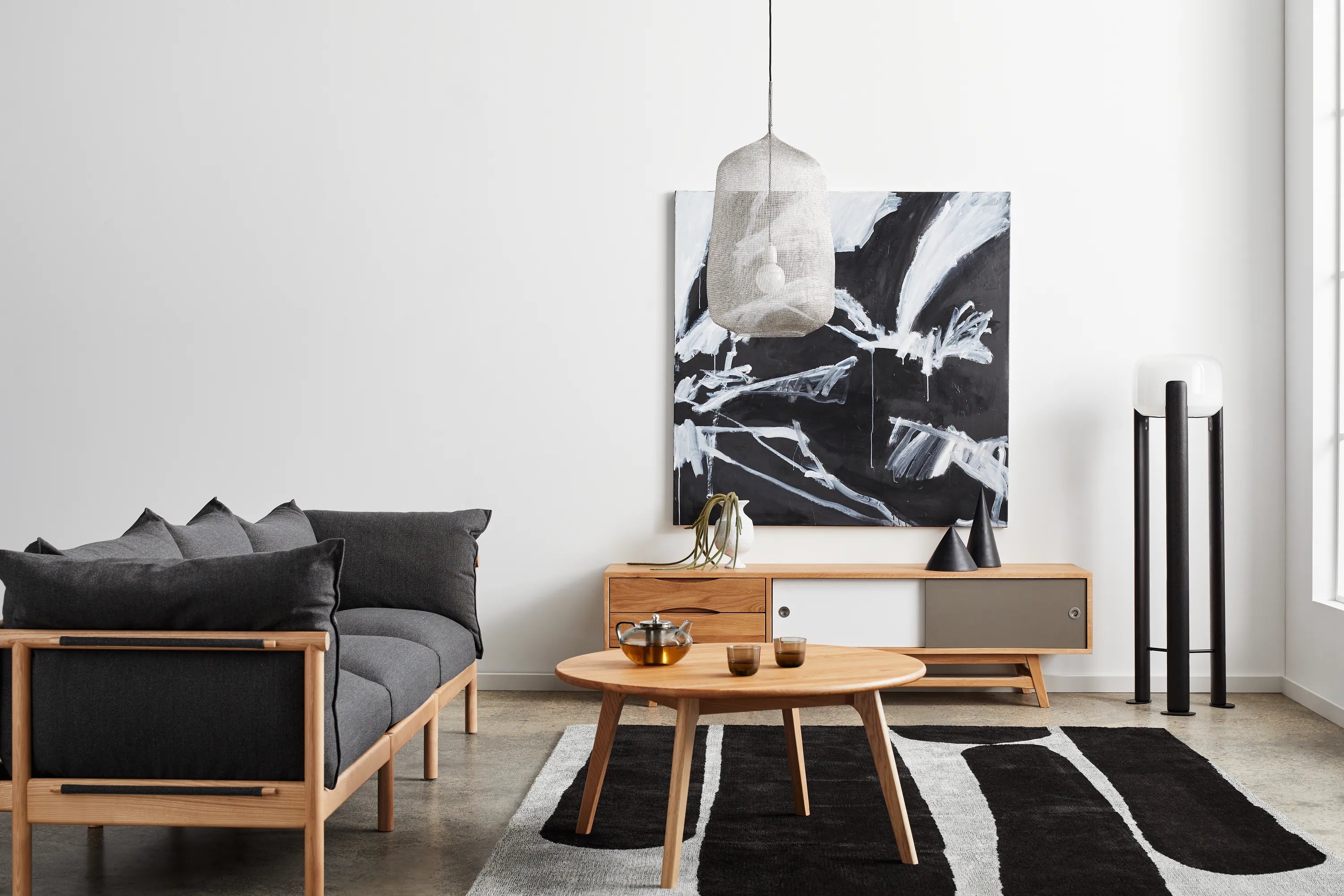 Magnus TV and Media Console 71" x 18" Solid American Oak