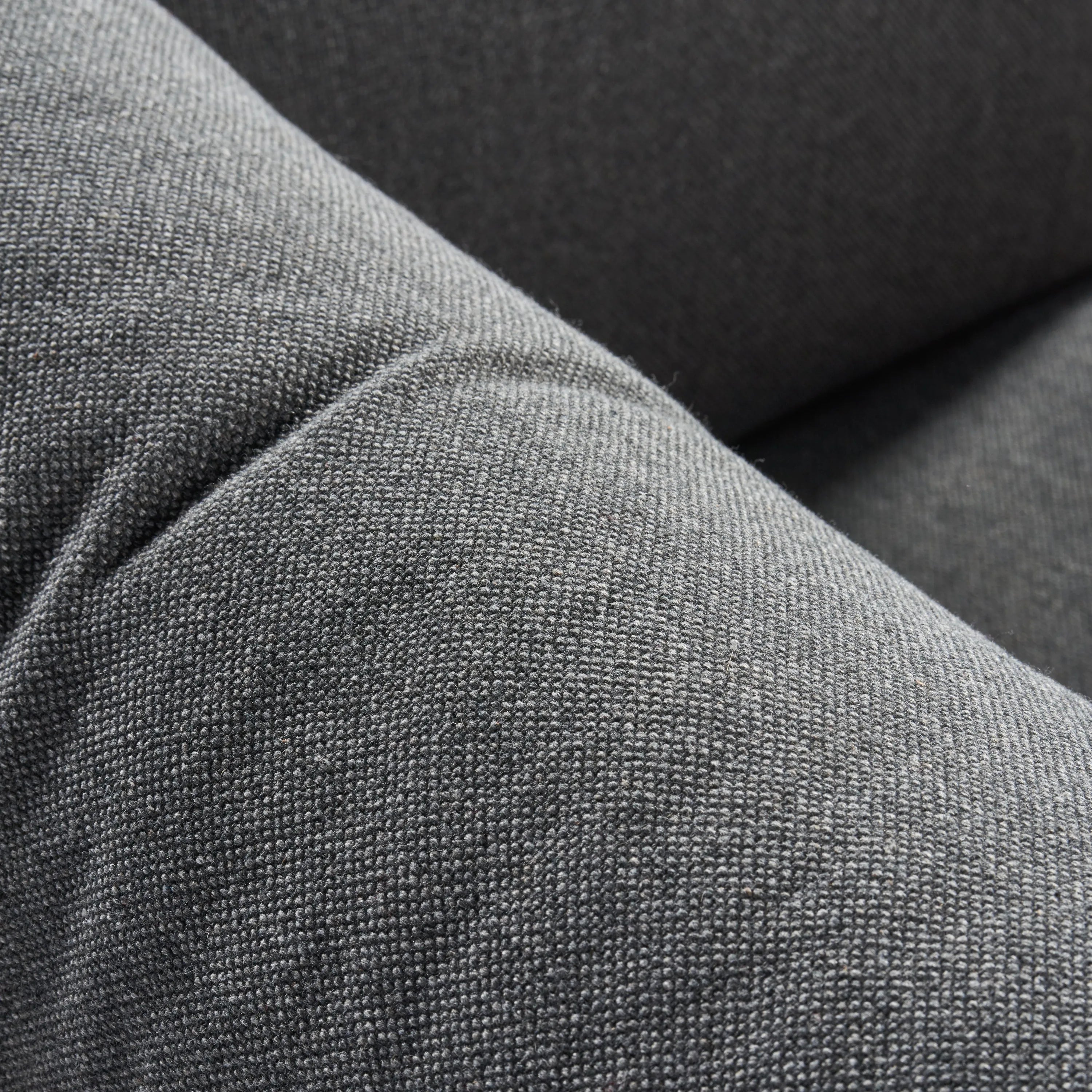 Olivia Armchair Granite Gray Fabric Solid American Oak