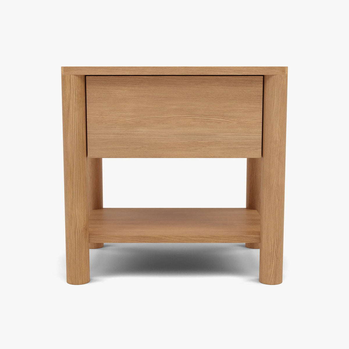 Olivia Nightstand 1 Drawer 22" x 16" Solid American Oak