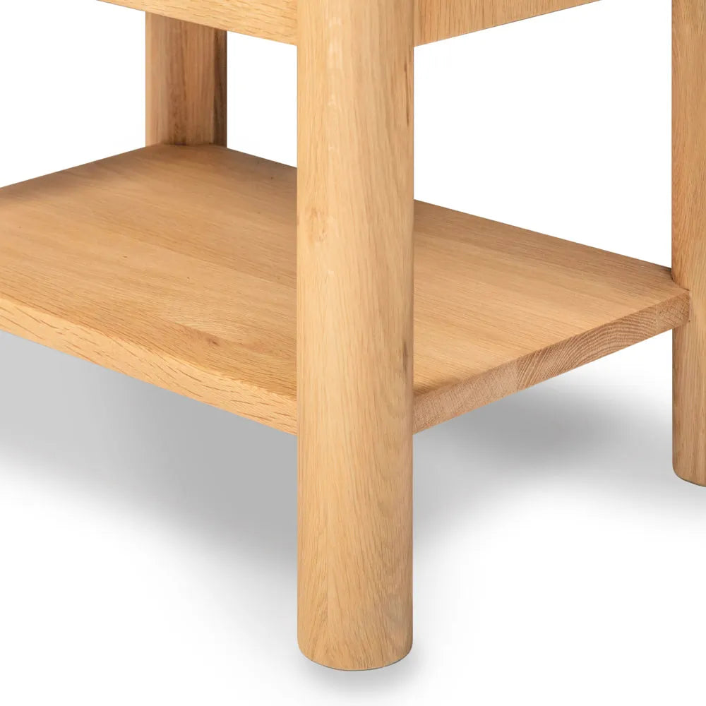 Olivia Nightstand 1 Drawer 22" x 16" Solid American Oak