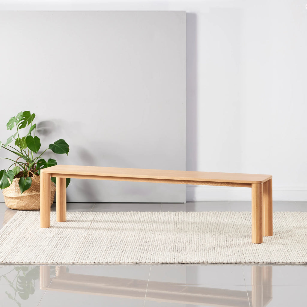 Olivia Bench 71" x 14" Solid American Oak