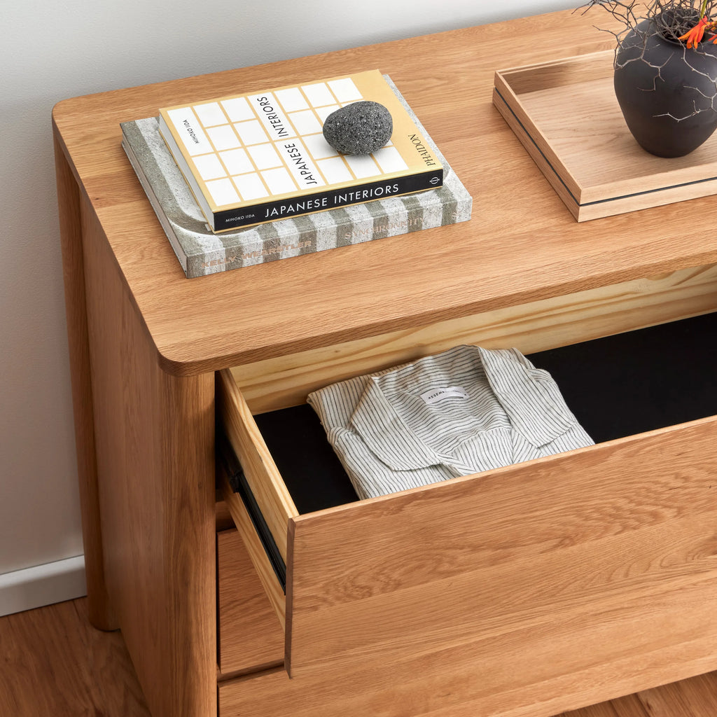 Olivia Dresser 3 Drawers 39" x 20" Solid American Oak