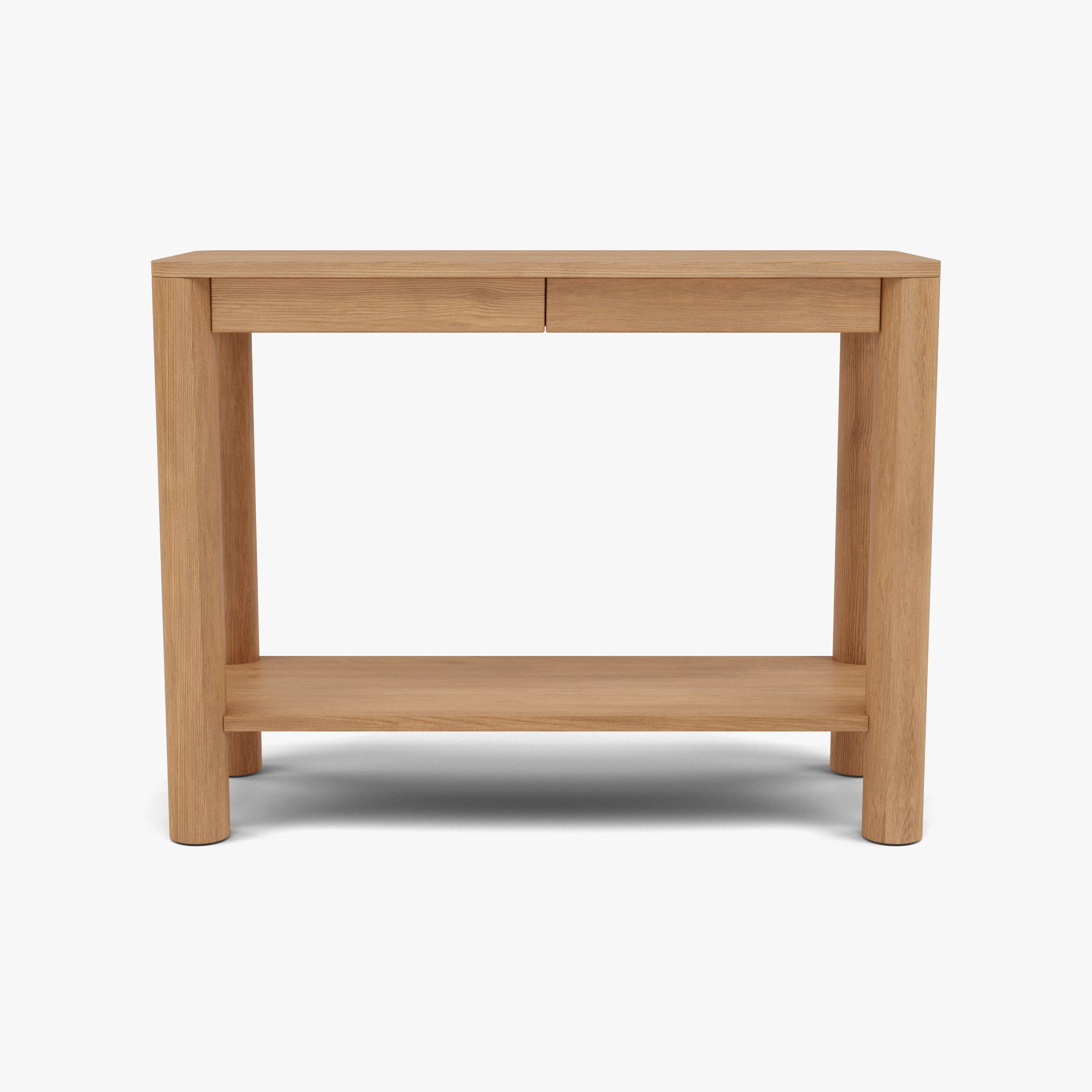 Olivia Console Table 39" x 16" Solid American Oak