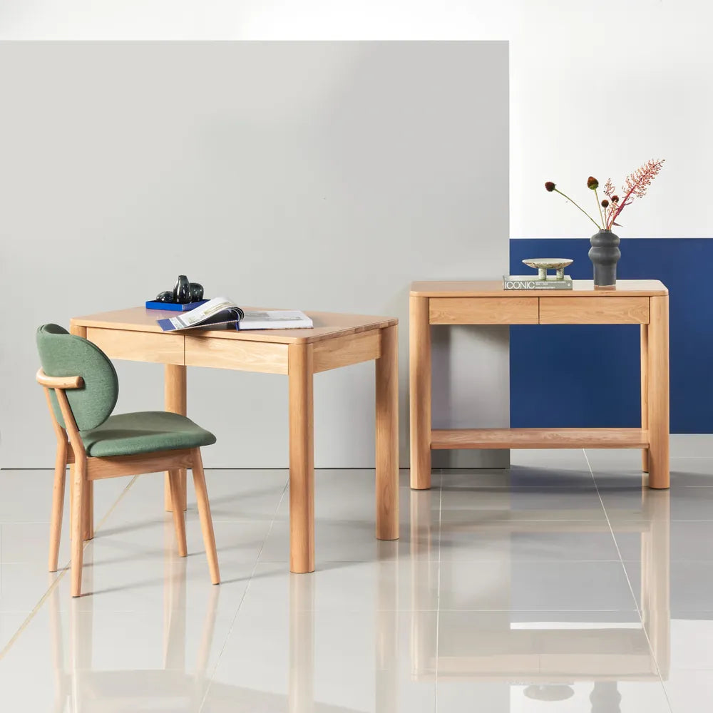 Olivia Console Table 39" x 16" Solid American Oak