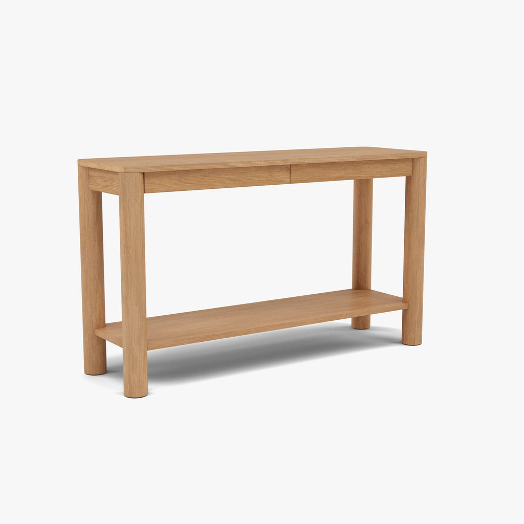Olivia Console Table 51" x 16" Solid American Oak