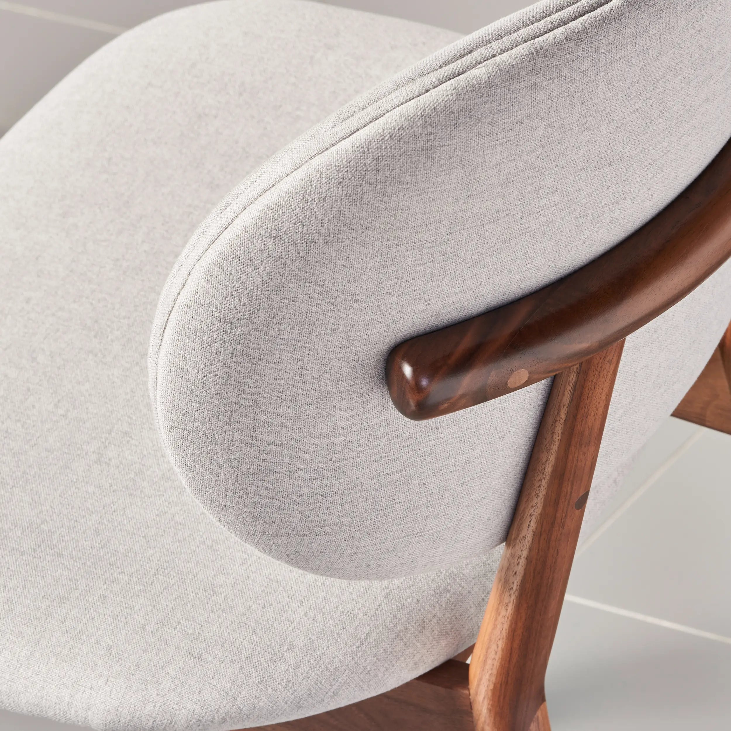 Olivia Dining Chair Solid American Walnut