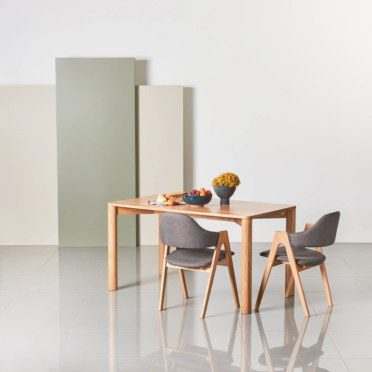 Olivia Dining Table 55" x 32" Solid American Oak