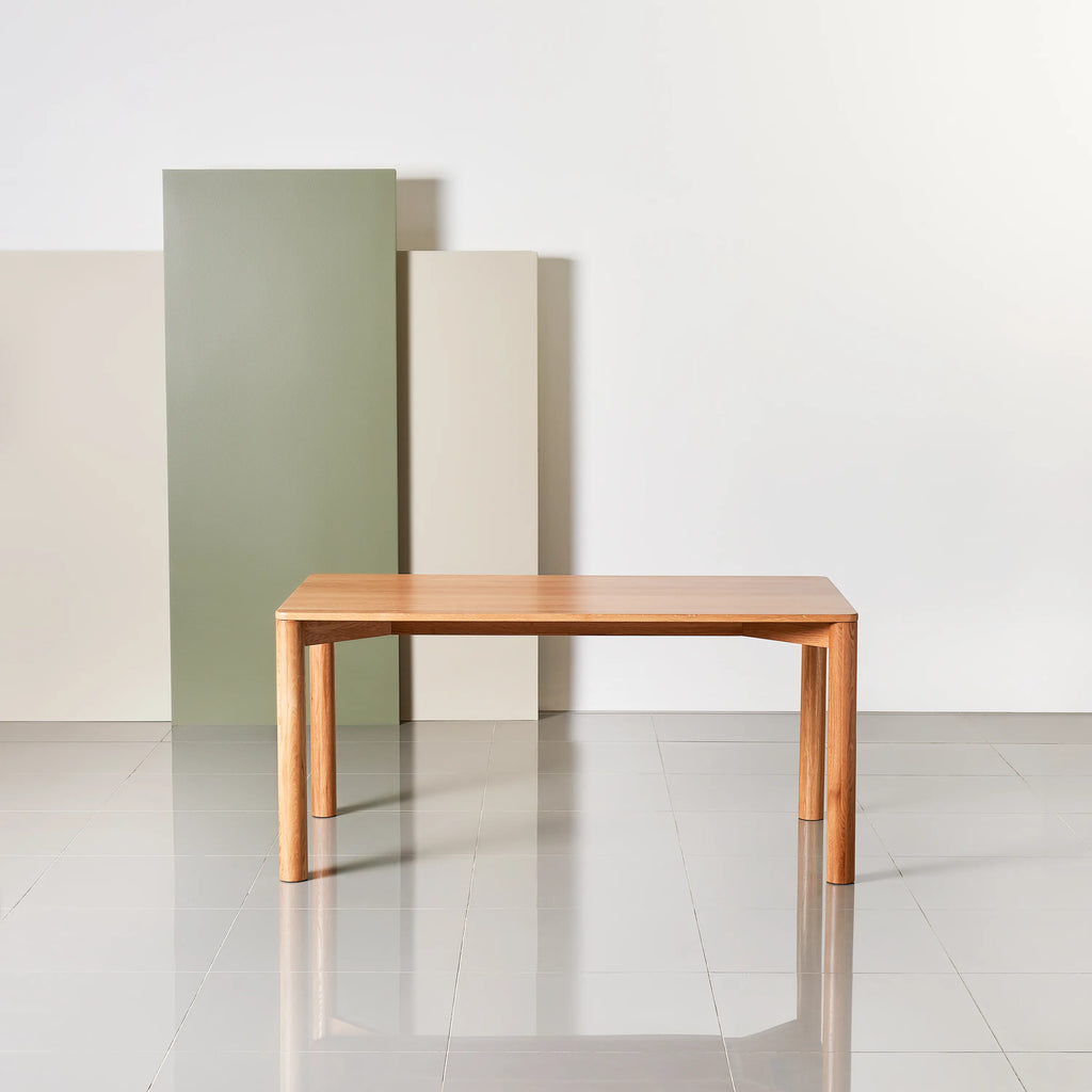 Olivia Dining Table 63" x 35" Solid American Oak