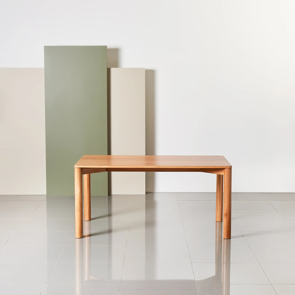 Olivia Dining Table 63" x 35" Solid American Oak