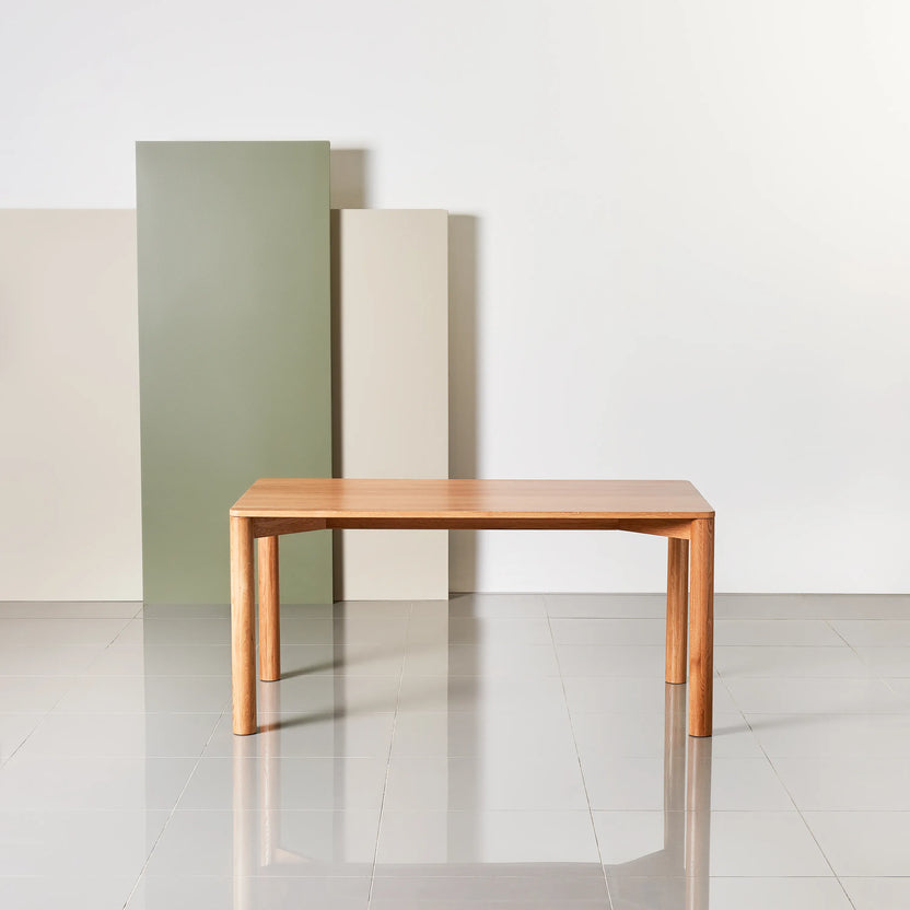 Olivia Dining Table 63" x 35" Solid American Oak