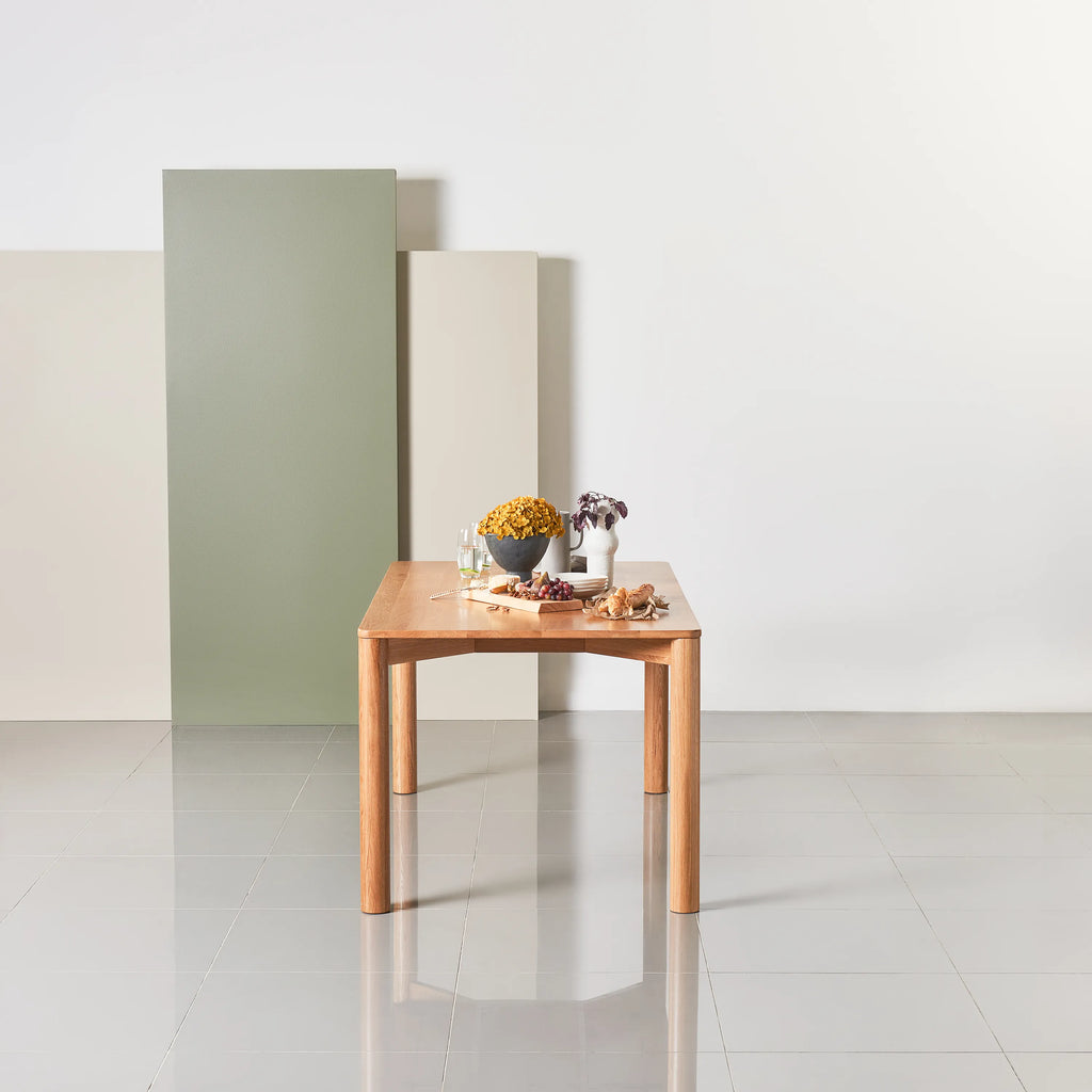 Olivia Dining Table 63" x 35" Solid American Oak