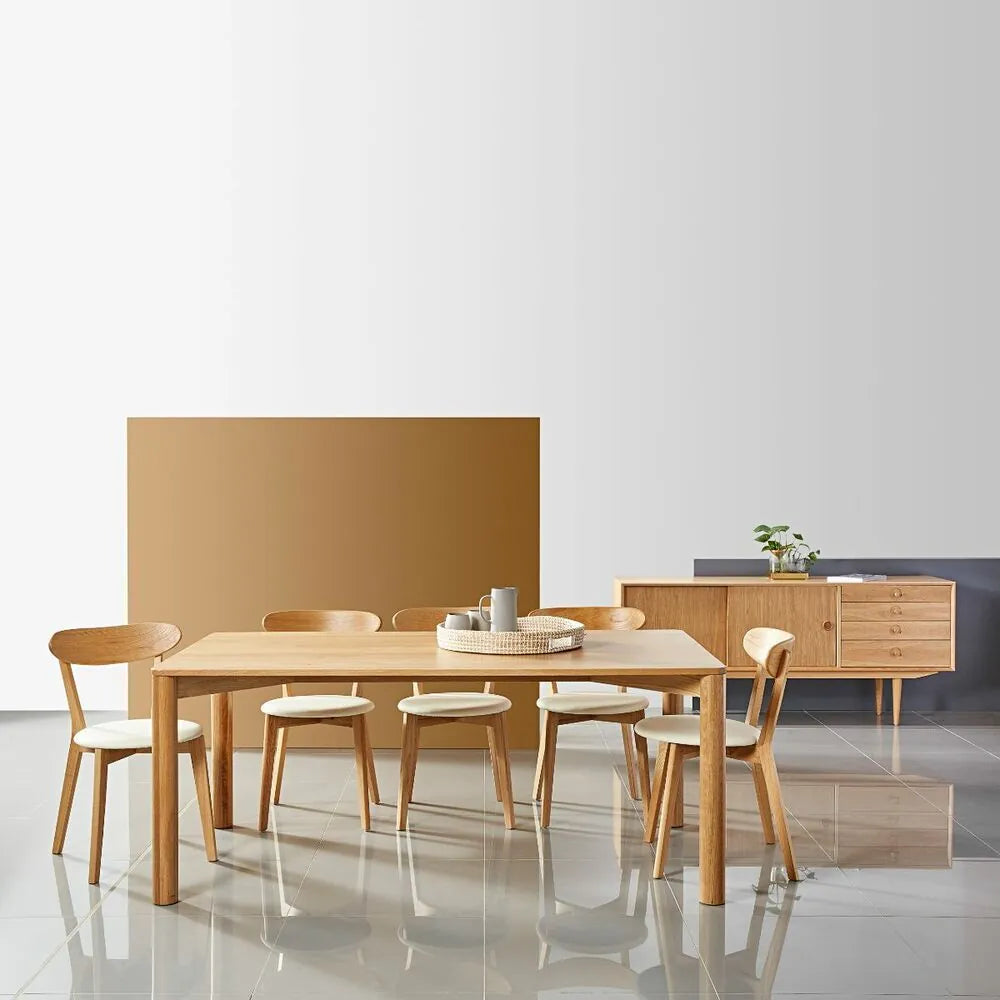 Olivia Dining Table 71" x 39" Solid American Oak