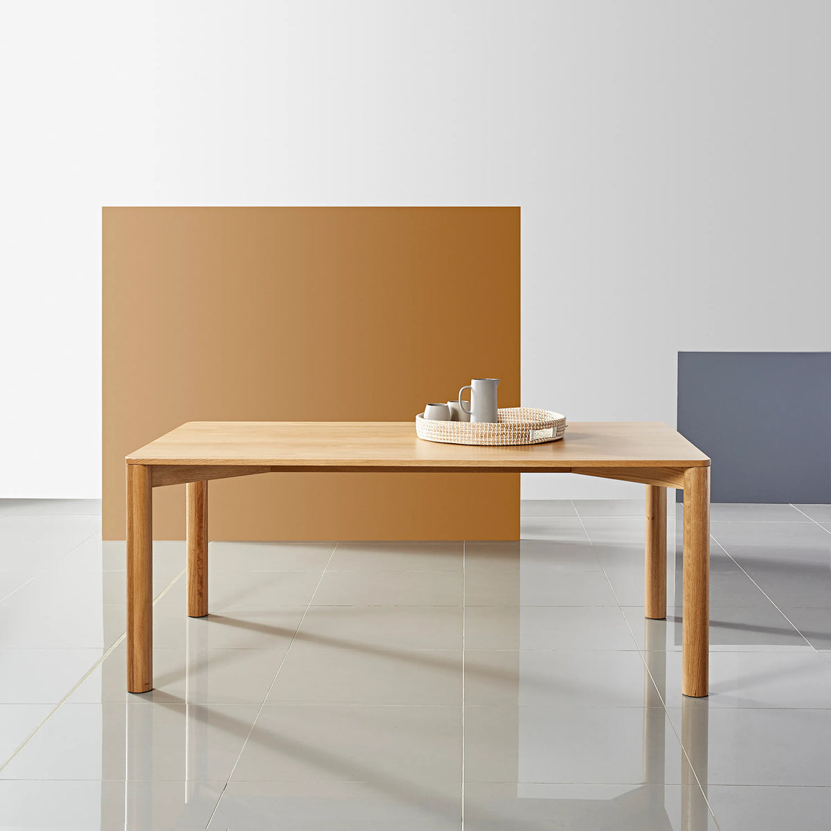 Olivia Dining Table 71" x 39" Solid American Oak
