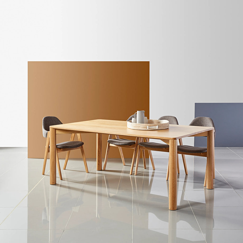 Olivia Dining Table 71" x 39" Solid American Oak