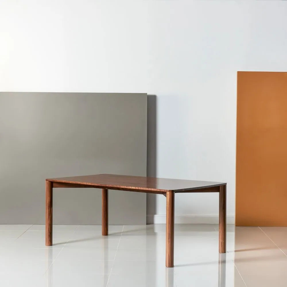 Olivia Dining Table 71" x 39" Solid American Walnut