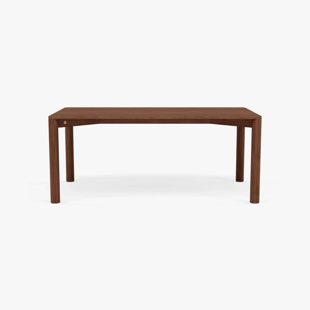 Olivia Dining Table 71" x 39" Solid American Walnut