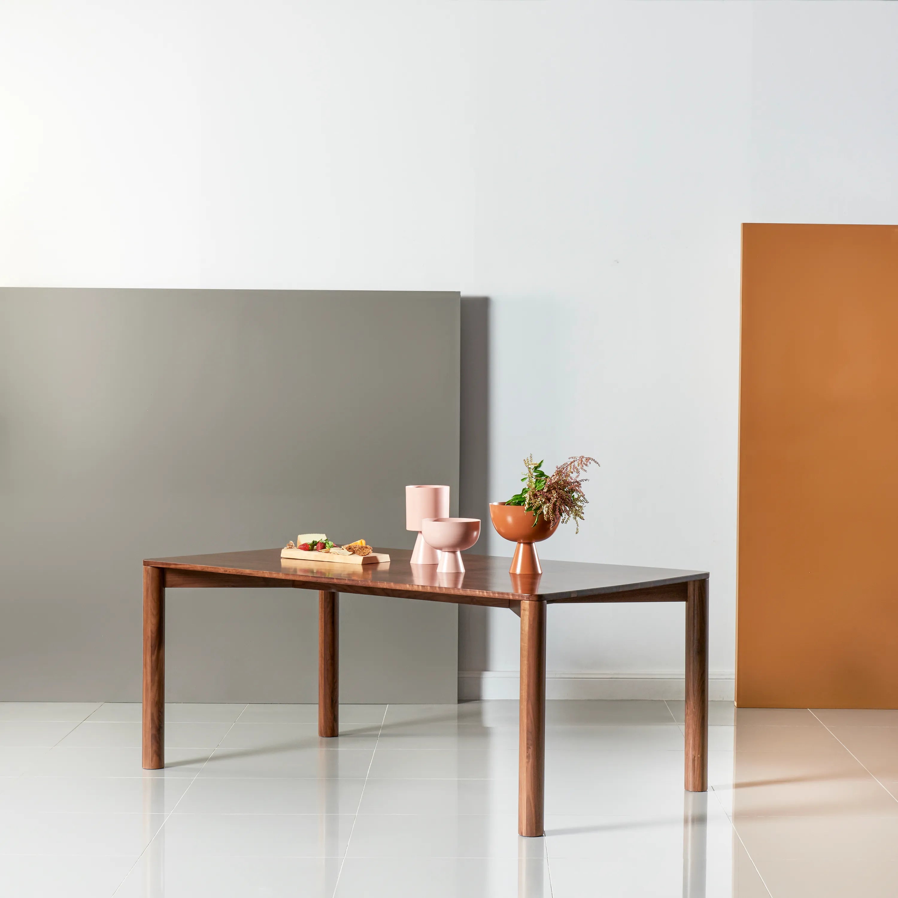 Olivia Dining Table 71" x 39" Solid American Walnut