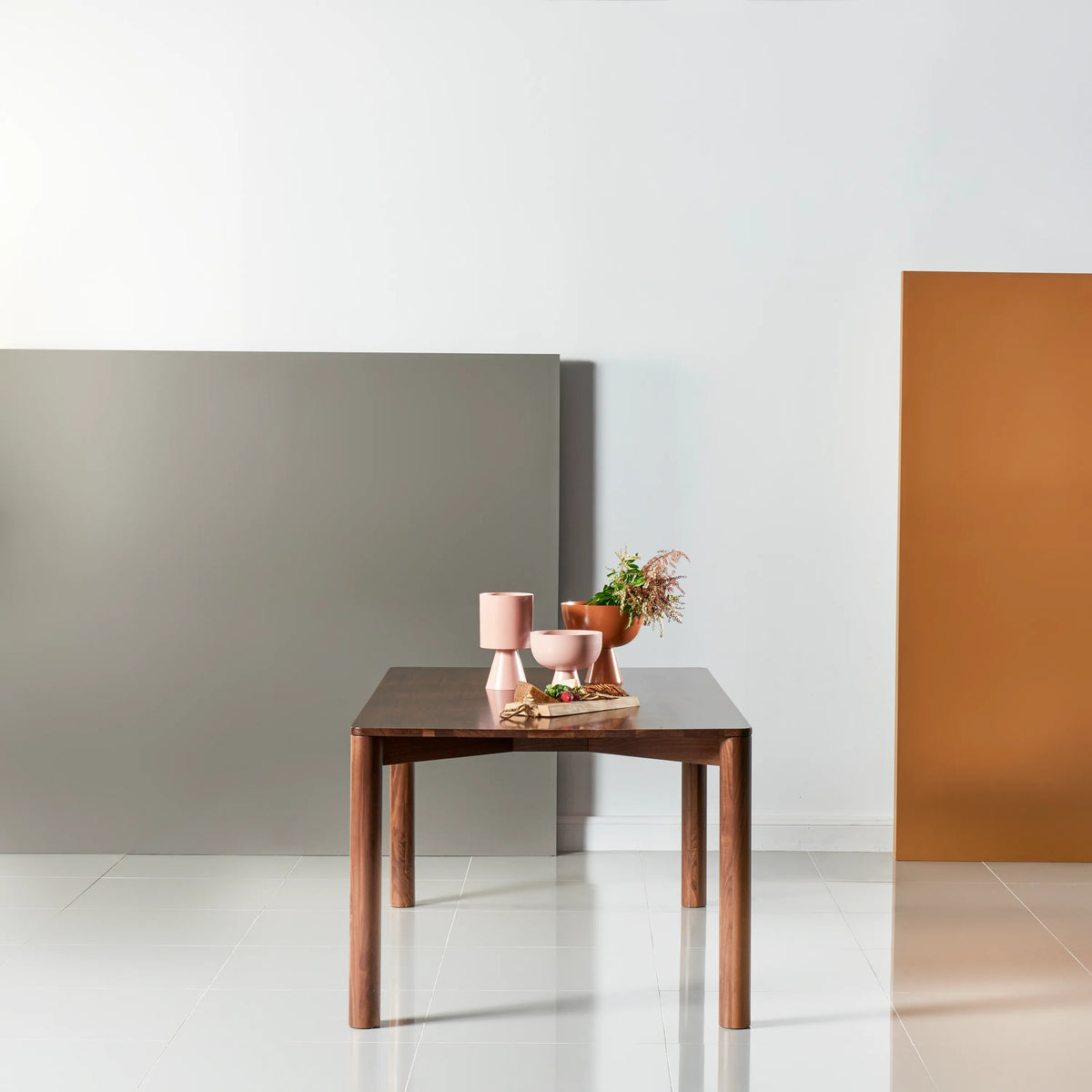 Olivia Dining Table 71" x 39" Solid American Walnut