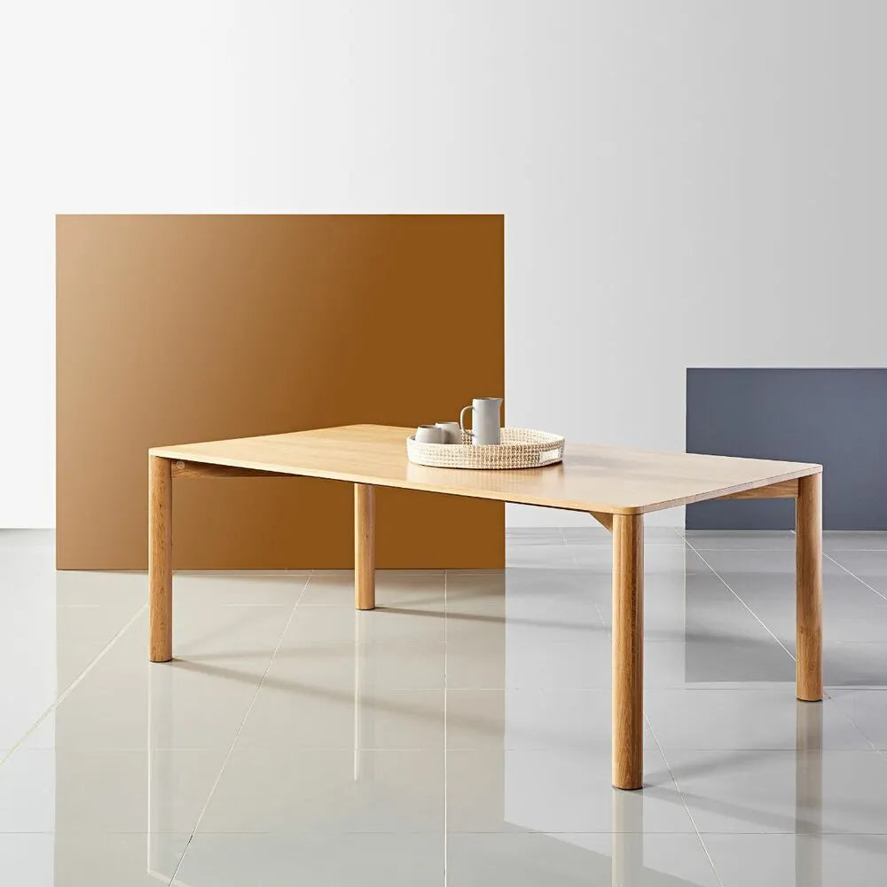 Olivia Dining Table 79" x 43" Solid American Oak