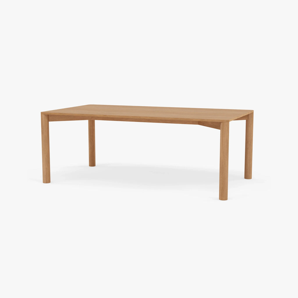 Olivia Dining Table 79" x 43" Solid American Oak