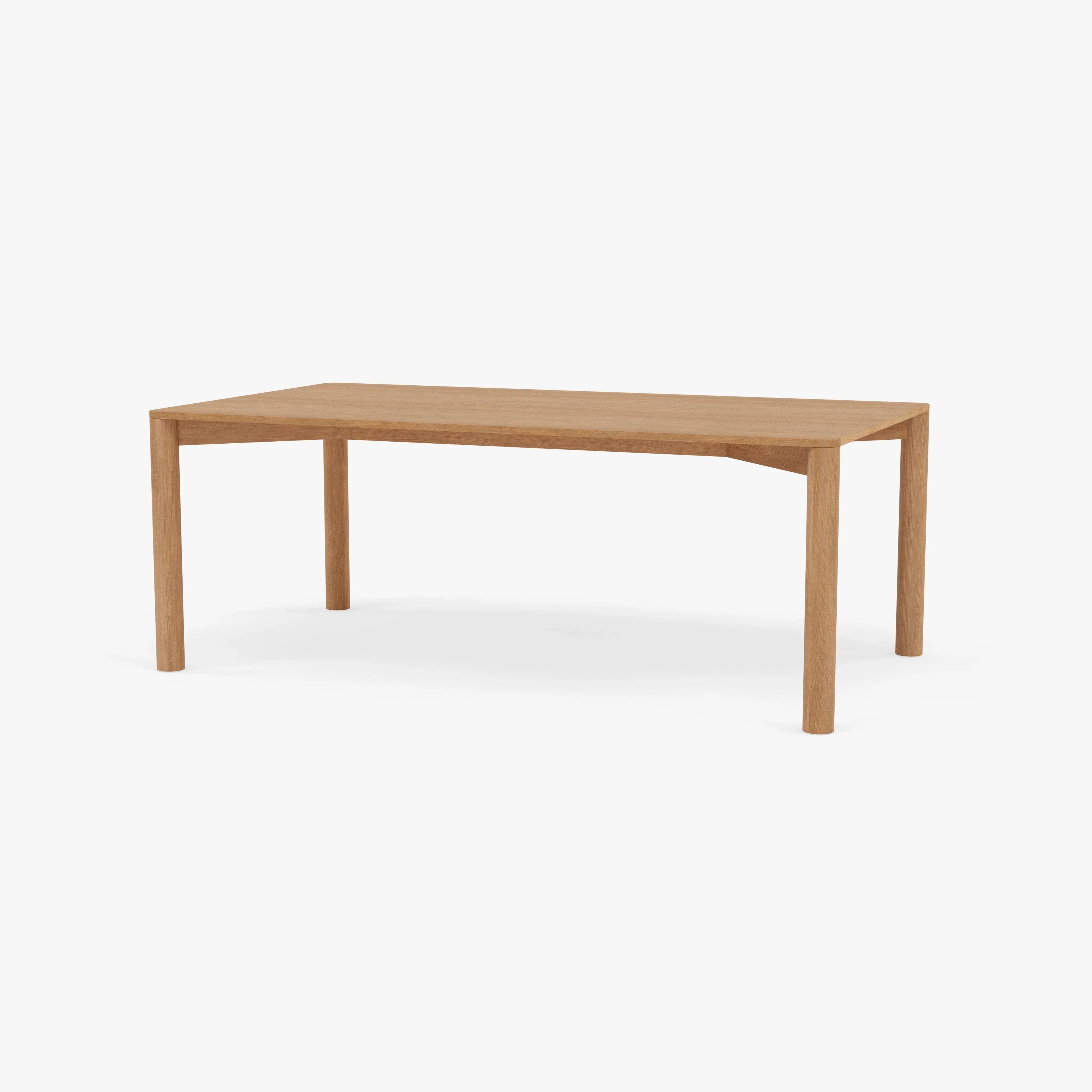 Olivia Dining Table 79" x 43" Solid American Oak