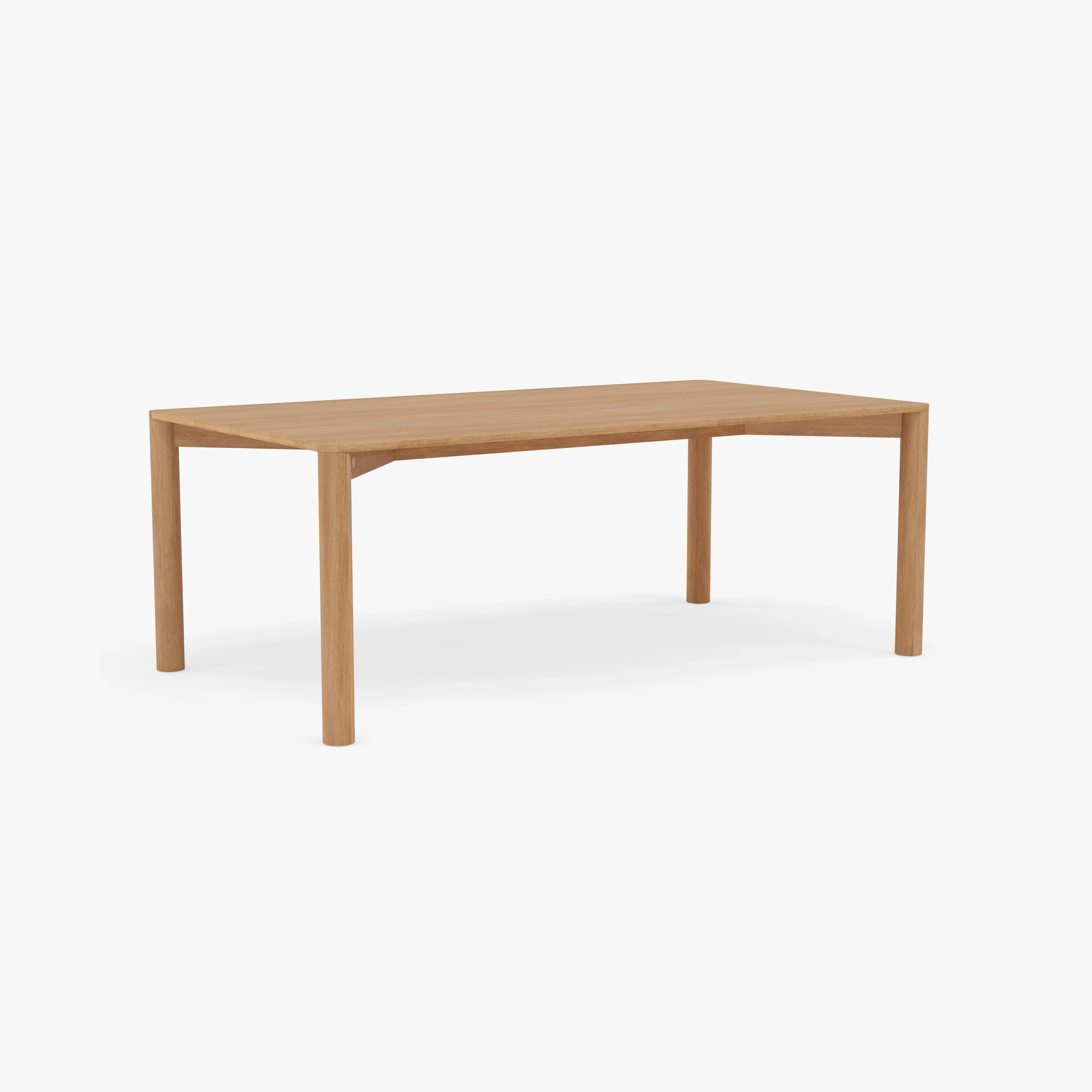 Olivia Dining Table 79" x 43" Solid American Oak